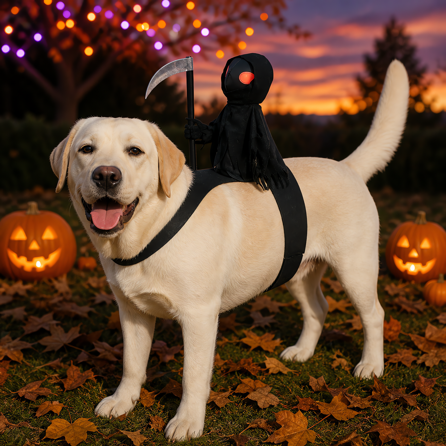 Dark Reaper Knight Costume for Dogs